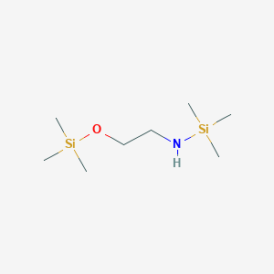 molecular formula C8H23NOSi2 B6329778 N-(Trimethylsilyl)-N-(2-trimethylsilyloxyethyl)amine CAS No. 17165-52-5