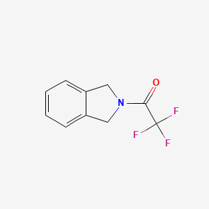molecular formula C10H8F3NO B6329799 2,2,2-Trifluoro-1-(isoindolin-2-yl)ethan-1-one CAS No. 832-51-9