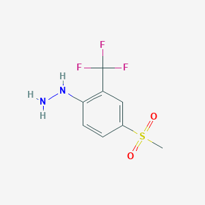 4-(Methylsulfonyl)-2-(trifluoromethyl)phenylhydrazine
