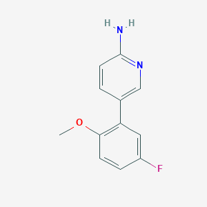 5-(5-Fluoro-2-methoxyphenyl)pyridin-2-amine