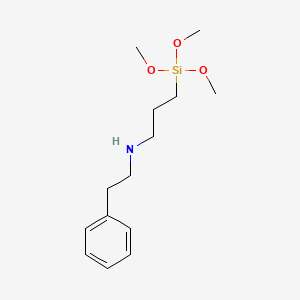 molecular formula C14H25NO3Si B6329874 N-(2-Phenylethyl)-3-aminopropyltrimethoxysilane, 97% CAS No. 1858250-78-8