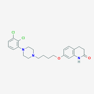 molecular formula C₂₃H₂₇Cl₂N₃O₂ B000633 Aripiprazole CAS No. 129722-12-9