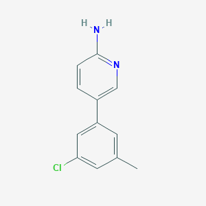 5-(3-Chloro-5-methylphenyl)pyridin-2-amine, 95%