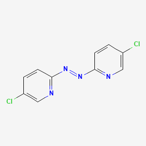 molecular formula C10H6Cl2N4 B6330215 5,5'-二氯-2,2'-偶氮吡啶 CAS No. 113651-55-1