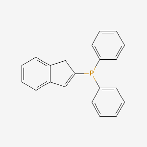 molecular formula C21H17P B6330263 2-(Diphenylphosphino)indene CAS No. 857444-03-2