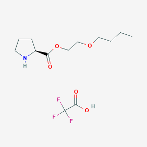 molecular formula C13H22F3NO5 B6330362 H-L-Pro-obg tfa;  95% CAS No. 1330286-57-1