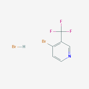 molecular formula C6H4Br2F3N B6330391 4-Bromo-3-(trifluoromethyl)pyridine hydrobromide CAS No. 1354425-60-7