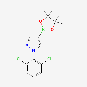 1-(2,6-Dichlorophenyl)pyrazole-4-boronic acid, pinacol ester;  95%