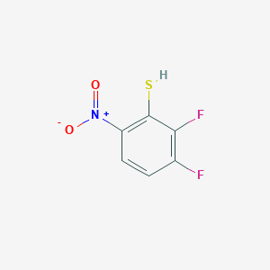 molecular formula C6H3F2NO2S B6330407 2,3-Difluoro-6-nitro-thiophenol CAS No. 1803828-06-9