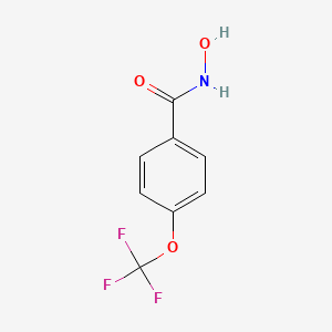 molecular formula C8H6F3NO3 B6330422 N-Hydroxy-4-(trifluoromethoxy)benzamide CAS No. 183680-82-2