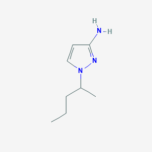 molecular formula C8H15N3 B6330457 1-(Pentan-2-yl)-1H-pyrazol-3-amine CAS No. 1240565-70-1