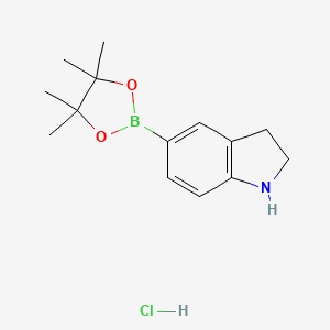 Indoline-5-boronic acid pinacol ester hydrochloride;  95%