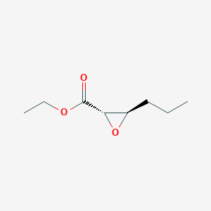 molecular formula C8H14O3 B063305 ethyl (2S,3R)-3-propyl-2-oxiranecarboxylate CAS No. 172277-26-8