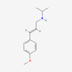 molecular formula C13H19NO B6330559 [(2E)-3-(4-甲氧基苯基)丙-2-烯-1-基](丙-2-基)胺 CAS No. 1240590-95-7