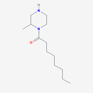 molecular formula C13H26N2O B6330567 1-(2-Methylpiperazin-1-yl)octan-1-one CAS No. 1240565-81-4