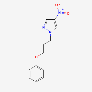 4-Nitro-1-(3-phenoxypropyl)-1H-pyrazole