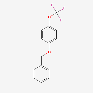 molecular formula C14H11F3O2 B6330621 2-Benzyloxy-5-(trifluoromethoxy)benzene CAS No. 200956-91-8