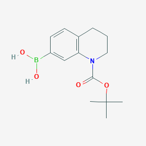 molecular formula C14H20BNO4 B6330639 1-BOC-1,2,3,4-Tetrahydroquinoline-7-boronic acid, 98% CAS No. 1926137-46-3