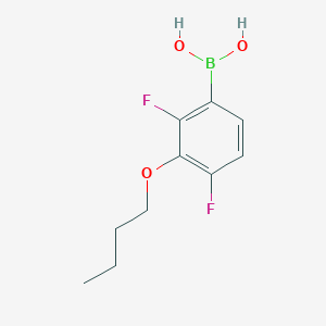 molecular formula C10H13BF2O3 B6330663 3-丁氧基-2,4-二氟苯硼酸;  98% CAS No. 2096329-70-1