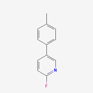 molecular formula C12H10FN B6330700 2-Fluoro-5-(4-methylphenyl)-pyridine CAS No. 1337563-01-5