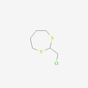 molecular formula C6H11ClS2 B6330715 2-Chloromethyl-[1,3]dithiepane;  95% CAS No. 54237-86-4