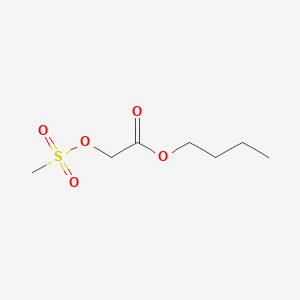molecular formula C7H14O5S B6331001 Butyl (methylsulfonyloxy)acetate CAS No. 169602-47-5
