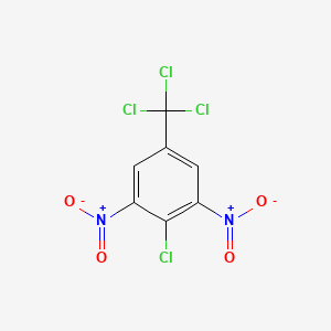 molecular formula C7H2Cl4N2O4 B6331054 4-Chloro-3,5-dinitro-benzotrichloride CAS No. 2088942-74-7