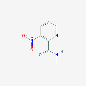 molecular formula C7H7N3O3 B6331080 N-Methyl-3-nitropyridine-2-carboxamide CAS No. 1061358-01-7