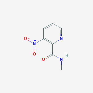 molecular formula C7H7N3O3 B6331080 N-methyl-3-nitropicolinamide CAS No. 1061358-01-7