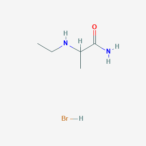 molecular formula C5H13BrN2O B6331084 N2-Ethylalaninamide hydrobromide CAS No. 1956306-36-7