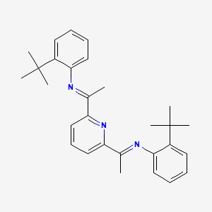 molecular formula C29H35N3 B6331098 2,6-双-[1-(2-叔丁基苯亚胺基)-乙基]吡啶 CAS No. 204203-17-8
