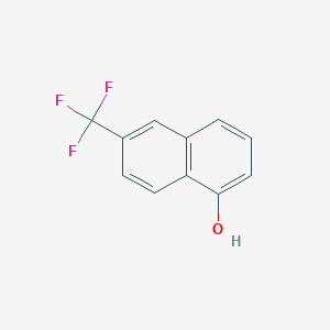 molecular formula C11H7F3O B6331110 6-(三氟甲基)萘酚 CAS No. 33533-45-8