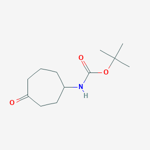 molecular formula C12H21NO3 B6331112 tert-Butyl (4-oxocycloheptyl)carbamate CAS No. 1031335-15-5