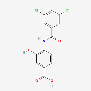 4-[(3,5-Dichlorobenzoyl)amino]-3-hydroxy-benzoic acid