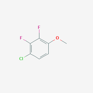 molecular formula C7H5ClF2O B6331155 1-Chloro-2,3-difluoro-4-methoxybenzene CAS No. 1261808-32-5