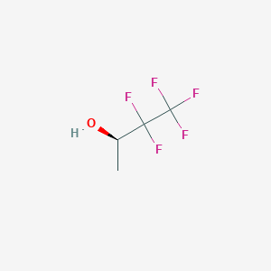 molecular formula C4H5F5O B6331162 (R)-3,3,4,4,4-Pentafluorobutanol, 50% solution in t-Butyl methyl ether CAS No. 905577-41-5