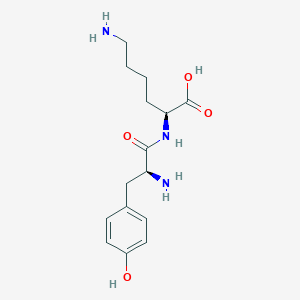 molecular formula C15H23N3O4 B6331189 H-酪氨酸-赖氨酸-OH CAS No. 54925-88-1