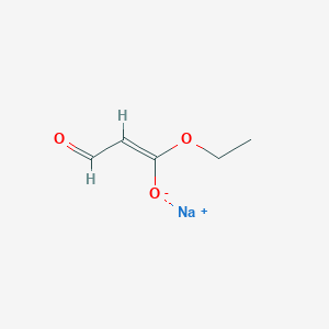 molecular formula C5H7NaO3 B6331196 Sodium 1-ethoxy-1,3-dioxopropan-2-ide CAS No. 2135339-48-7