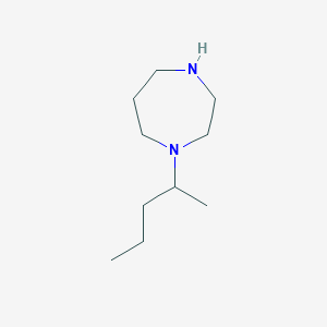 molecular formula C10H22N2 B6331221 1-(Pentan-2-yl)-1,4-diazepane CAS No. 1183210-56-1