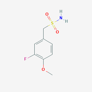 molecular formula C8H10FNO3S B6331231 3-Fluoro-4-methoxyphenylmethanesulfonamide CAS No. 1179749-64-4