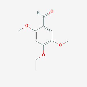 molecular formula C11H14O4 B6331249 4-Ethoxy-2,5-dimethoxybenzaldehyde CAS No. 873984-11-3