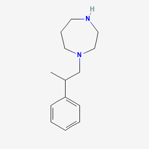molecular formula C14H22N2 B6331262 1-(2-Phenylpropyl)-1,4-diazepane CAS No. 1225667-07-1