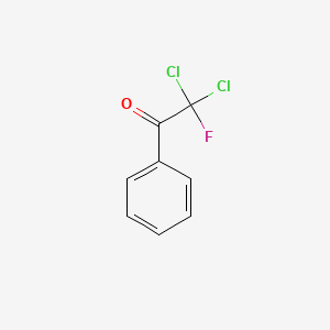molecular formula C8H5Cl2FO B6331270 2,2-Dichloro-2-fluoro-acetophenone CAS No. 384-66-7