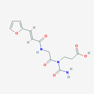 molecular formula C13H15N3O6 B6331303 FA-Gly-Abu-NH2 CAS No. 67607-48-1