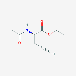 molecular formula C9H13NO3 B6331306 N-alpha-Acetyl-L-propargylglycine ethyl ester (Ac-L-Pra-OEt) CAS No. 23235-06-5