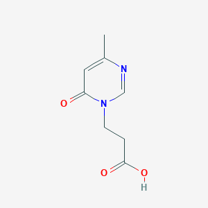 3-(4-Methyl-6-oxo-1,6-dihydropyrimidin-1-yl)propanoic acid