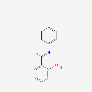 molecular formula C17H19NO B6331322 N-(Salicylidene)-4-tert-butylaniline CAS No. 383180-35-6