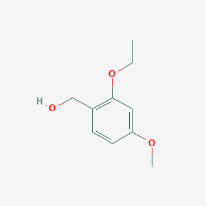 molecular formula C10H14O3 B6331386 (2-Ethoxy-4-methoxyphenyl)methanol CAS No. 181819-54-5