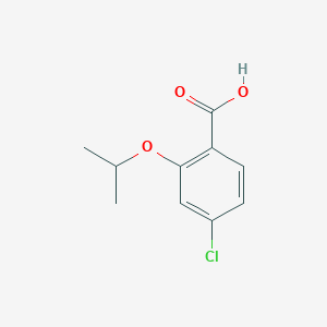 molecular formula C10H11ClO3 B6331469 4-Chloro-2-isopropoxybenzoic acid CAS No. 689161-75-9
