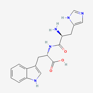 molecular formula C17H19N5O3 B6331650 H-His-Trp-OH CAS No. 23403-90-9